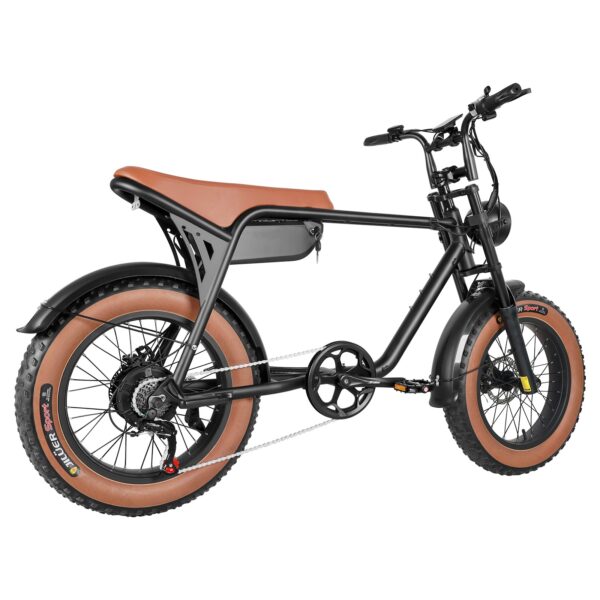 SUNNY BROWN velo electrique grosses roues fatbike funbike citycoco